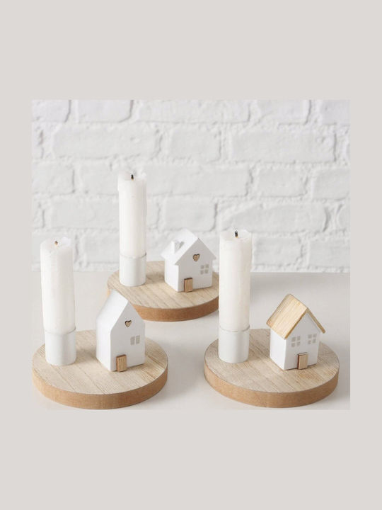 Boltze Candle Holder in Beige Color 6.5cm 1pcs