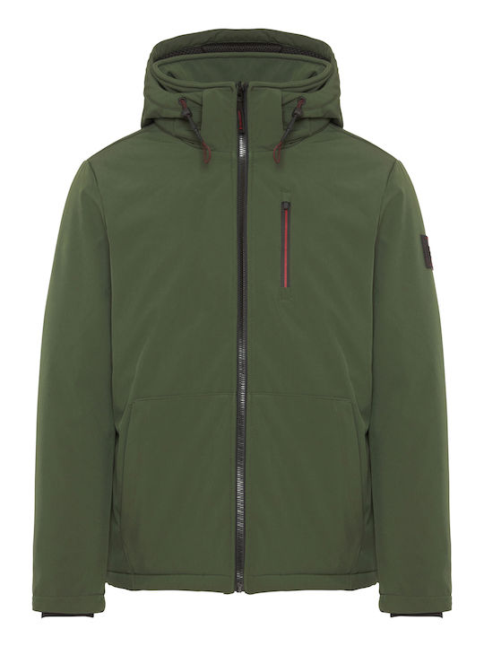 Χειμωνιάτικο Μπουφάν Softshell Αδιάβροχο και Αντιανεμικό Πράσινο