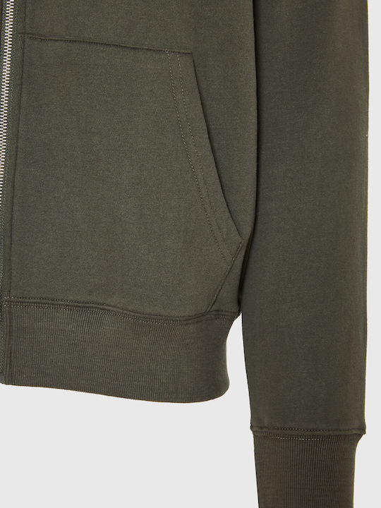 Sweatshirt with Hood Khaki