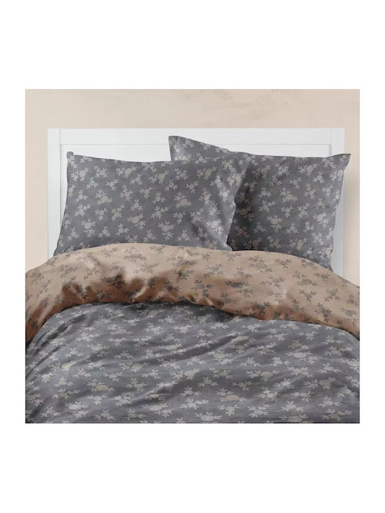 Borea Set Cearșafuri 240x260cm. Albastru 4buc