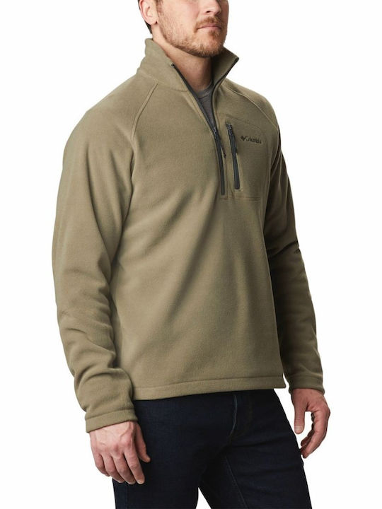 Fast Trek Iii Half Long Sleeve Sweater Stone Green, Shark