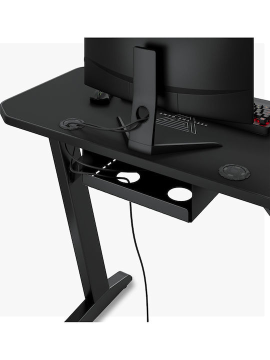 Γραφείο Gaming Nomad Ξύλινο Μαύρο 120x60εκ.