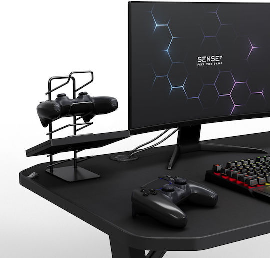 Gaming Office Nomad Glass Black 140x60cm