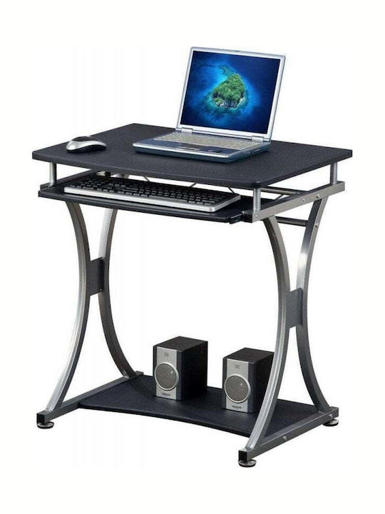 Computer Büro Ica-tb Holz Schwarz Graphit 73,5x58,5cm