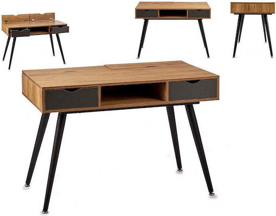 Desk 60x75x110cm Black / Brown Desk 60x75x110cm Black / Brown