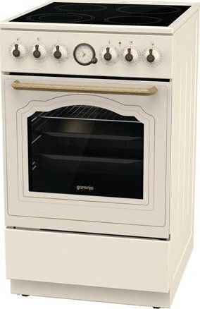 Gorenje Herd 70Es mit Keramikkochfeldern B50cm. Beige
