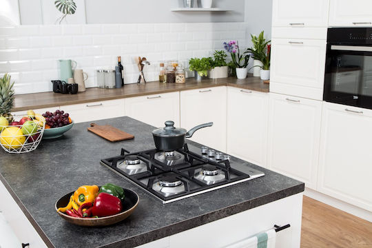 Beko Gas Cooktop Autonomous Inox 58x51εκ. Silver