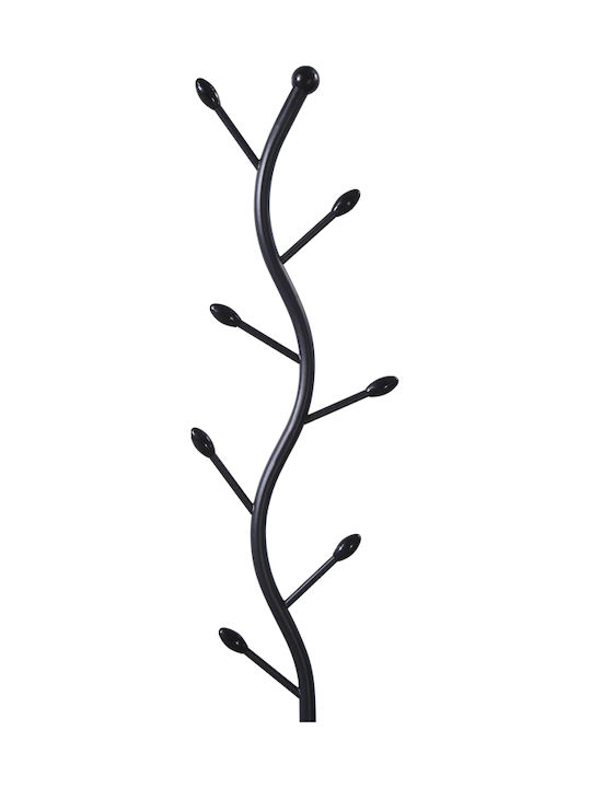 Pakketo Metallic Coat Rack Black Lelom 30x30x170cm
