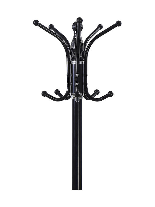 Pakketo Mendora Καλόγερος Μεταλλικός Μαύρος 40x40x180cm