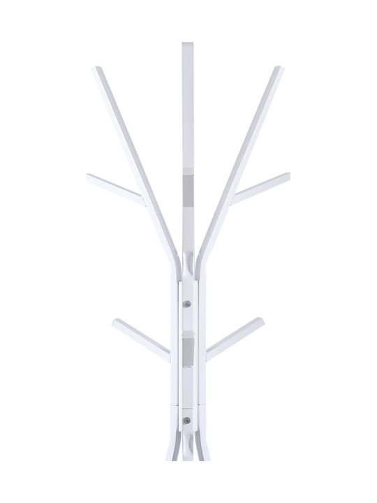 Pakketo Metallic Coat Rack White Denner 48.5x48.5x180cm