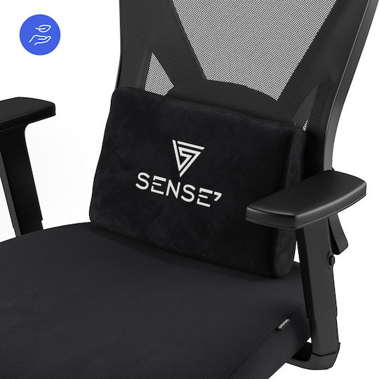 SENSE7 Tone Офис Стол С Регулируеми Подлакътници Черен
