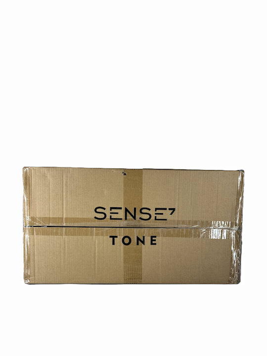 Καρέκλα Γραφείου με Μπράτσα Tone Λευκό-Γκρι SENSE7