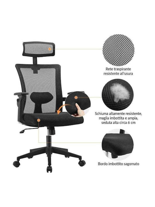 Scaun de Birou Negru Techly