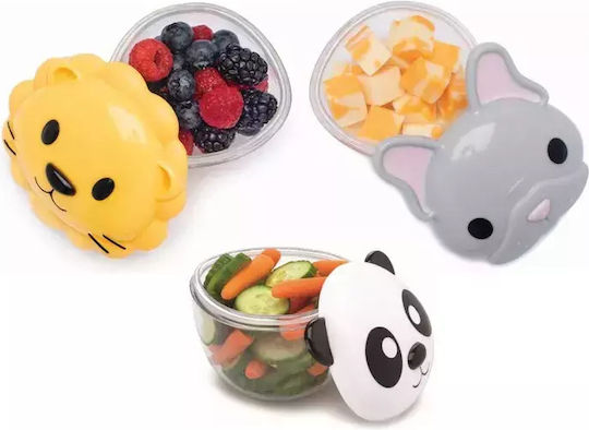 Melii Bulldog Shark Cat Box Set de mâncare pentru copii din plastic 0.232lt Multicolor