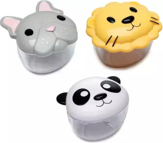 Melii Bulldog Shark Cat Box Set de mâncare pentru copii din plastic 0.232lt Multicolor