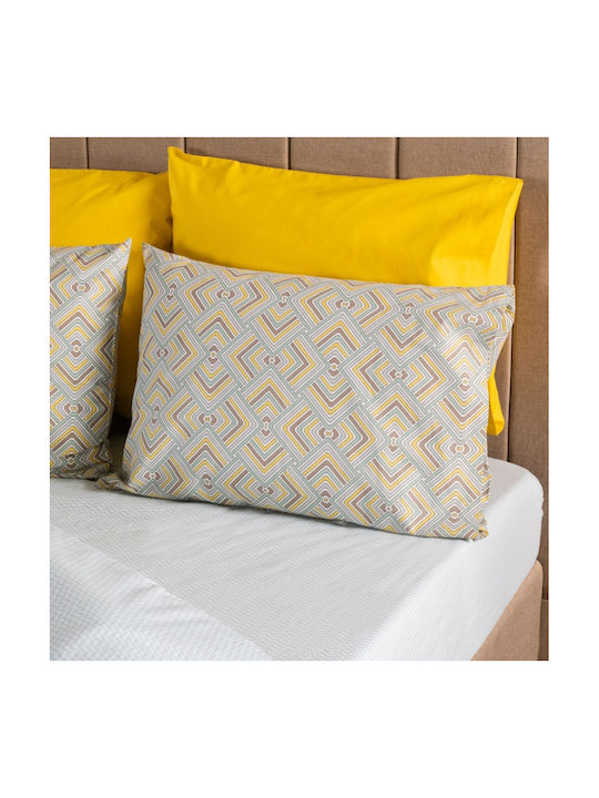 Cokitex Echo Pillowcase Set with Envelope Cover Orange 50x70cm.