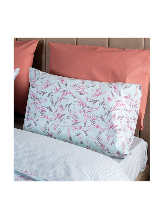 Cokitex Paint Pillowcase Set with Envelope Cover Terracota 50x70cm.