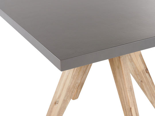 Τραπέζι για Μικρούς Εξωτερικούς Χώρους Olbia Γκρι 90x90x76εκ.