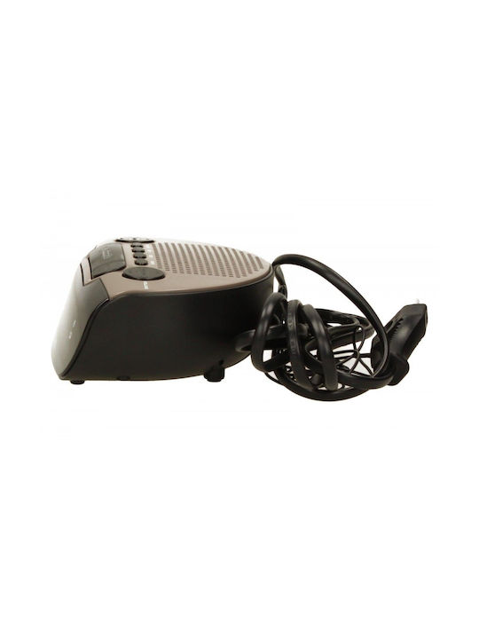 Eltra Eltra Black/khaki Επιτραπέζιο Ψηφιακό Ρολόι με Ραδιόφωνο