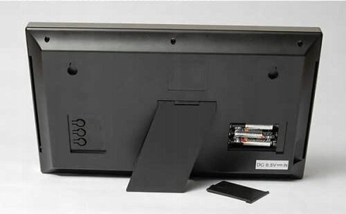 Geemarc Масов Дигитален Часовник LCD с Будилник Прозрачен