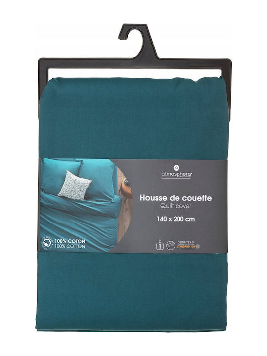 Atmosphera Bettbezug Einzelbett 140x200 Blau