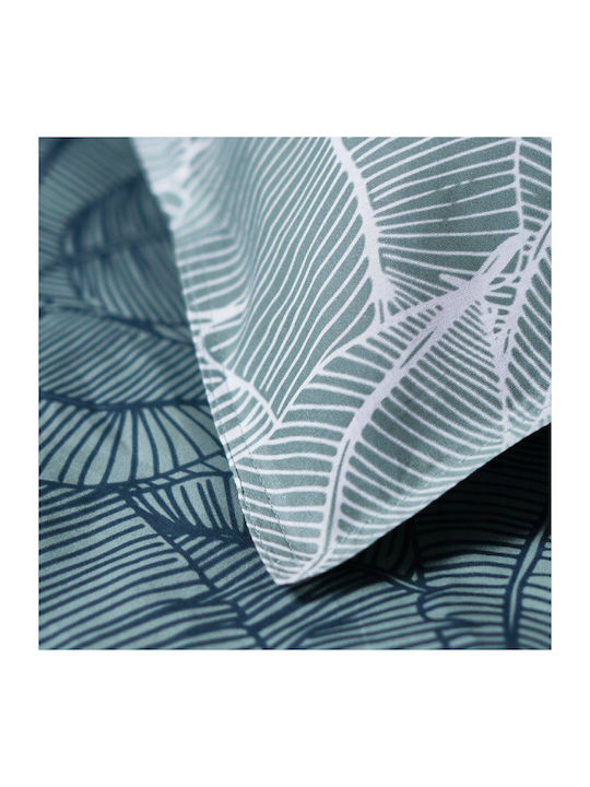 Today Bettbezug Baumwolle Übergröße 220x240 Leaves Grün