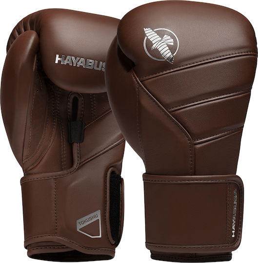 Hayabusa T3 Kanpeki Leather Boxing Competition Gloves Brown