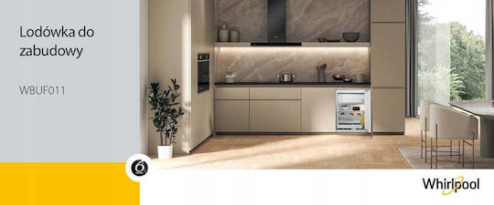 Whirlpool Вграден Мини Бар 126лт В81.5xШ59.6xД54.5см. Inox WBUF011