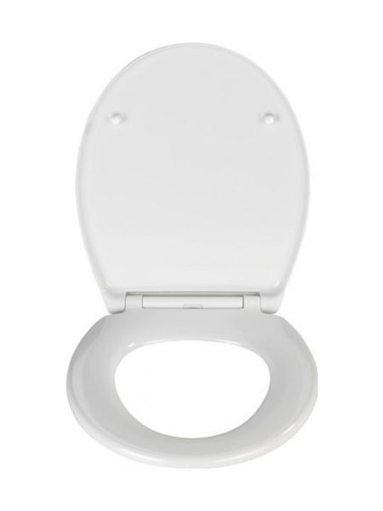 Wenko Samos Toilettensitz Kunststoff 37,5x37,5cm Weiß
