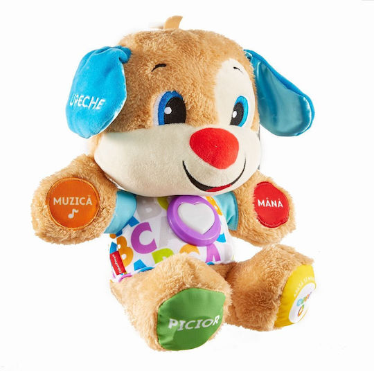 Fisher Price Jucărie De Activitate Pentru Bebeluși Educational Kitten Romanian Din Țesătură Cu Muzică Lumină Și Sunete Pentru 6+ Luni