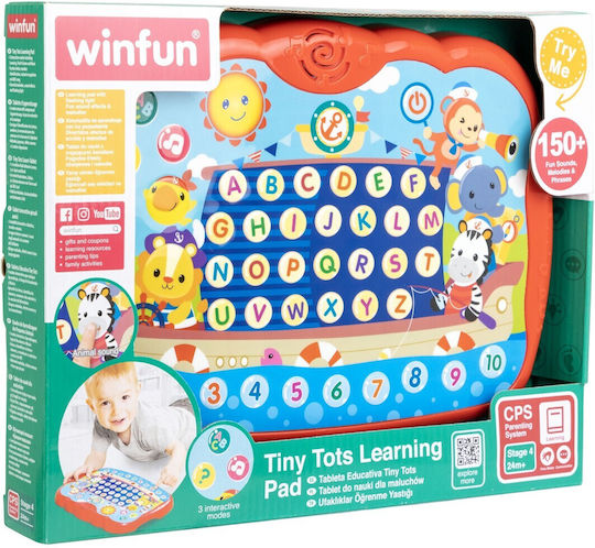 Winfun Бебешки лаптоп-таблет с музика и звуци за 24++ месеца