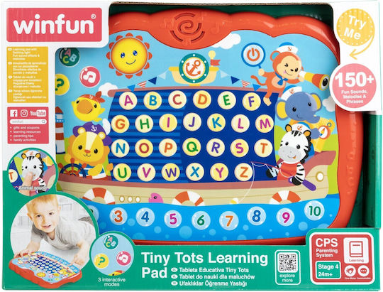 Winfun Бебешки лаптоп-таблет с музика и звуци за 24++ месеца