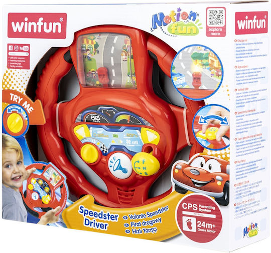Winfun Volan cu Lumină și Sunete pentru 24++ Luni