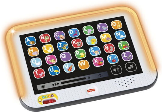 Fisher Price Laptop-Tablet Smart Tablet Romanian Pentru Bebeluși Cu Muzică și Sunete Pentru 12+ Luni