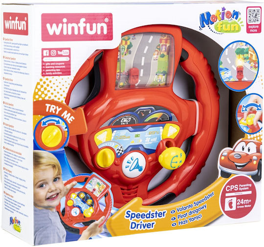 Winfun Volan cu Lumină și Sunete pentru 24++ Luni