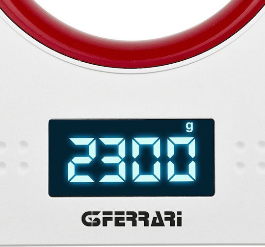 G3Ferrari Digital Kitchen Scale with Bucket up to 5kg White