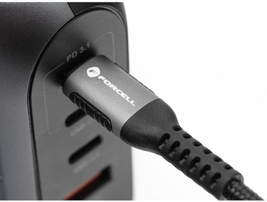 Forcell USB-A zu Lightning Kabel 12W Schwarz 0.25m