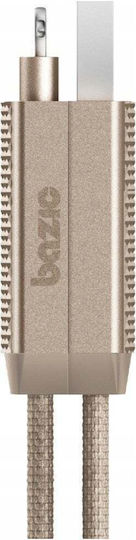 Energea Braided USB-C to Lightning Cable 60W Χρυσό 0.15m