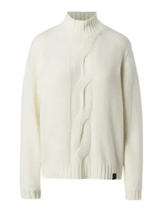 Women's Sweater Woolen White