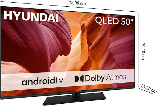Hyundai Smart Television 50" 4K UHD QLED QLX50850GSMART HDR (2025)