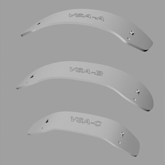 Mra Variotouring Replacement Spoiler Vsa-Type A 30/19 Cm Smoke Grey