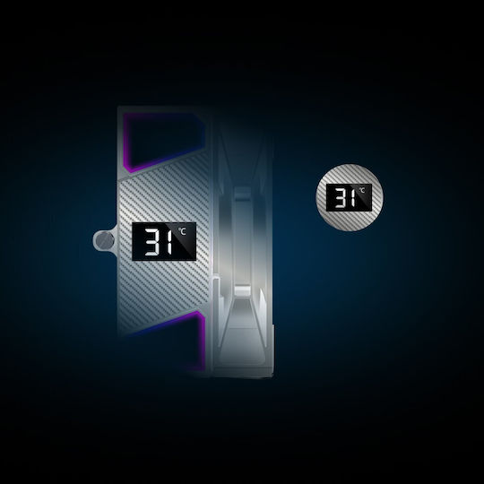 Rampage Octagon C70 CPU Kühlung für Socket 1700 / AM5 mit ARGB Beleuchtung Weiß