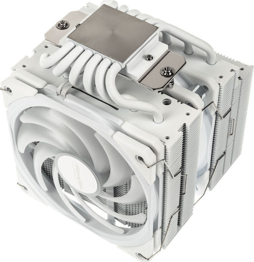 Alpenfoehn Brocken 4 MAX CPU Cooling Fan with ARGB for AM4/AM5/1200/115x/1700 Socket White