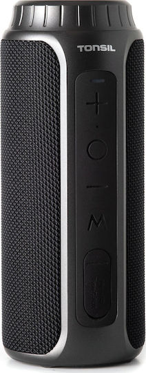 Tonsil Filp 6 Водоустойчиво Bluetooth високоговорител 20W с живот на батерията до 10 часа Черен