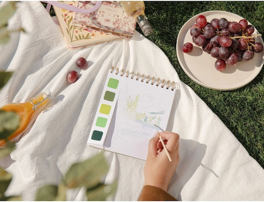 Kontossi Malerei Aquarell Set Landschaft Natur