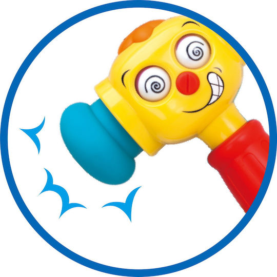 Hola Toys Hammer Toy with Light and Sounds for 12++ Months