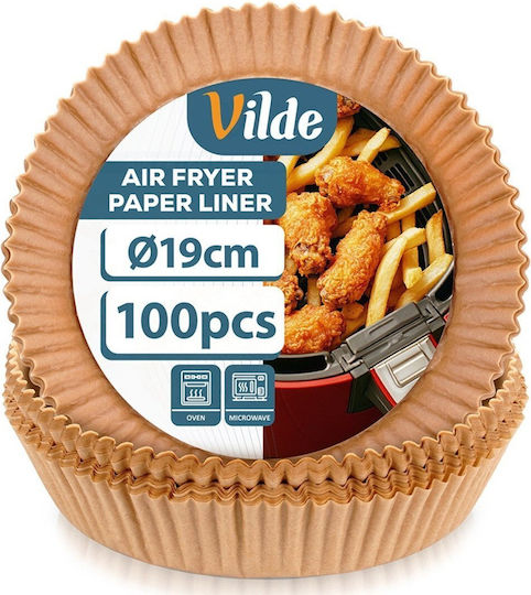 Orion Αντικολλητικά Χαρτιά για Air Fryer 19x19εκ. 100τμχ