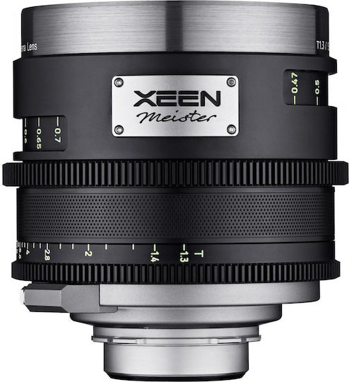 Samyang Full Frame Camera Lens XEEN Meister 50mm T1,3 for Canon EF Mount Black