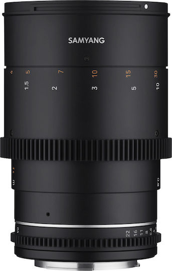 Samyang Full Frame Φωτογραφικός Φακός MF 135mm T2.2 VDSLR MK2 Telephoto για Micro Four Thirds (MFT) Mount Μαύρος