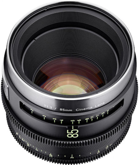 Samyang Пълен кадър Фотообектив XEEN Meister 85mm T1,3 за Ари ПЛ Монтаж Черен